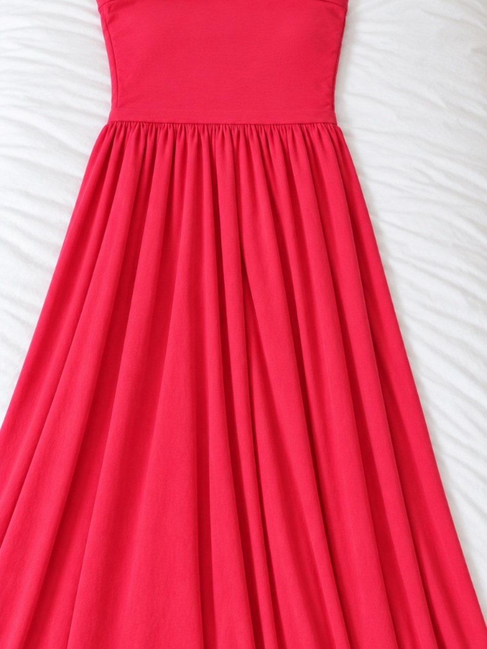 Active USA Vibrant Pink High-Waist Full Circle Skirt
